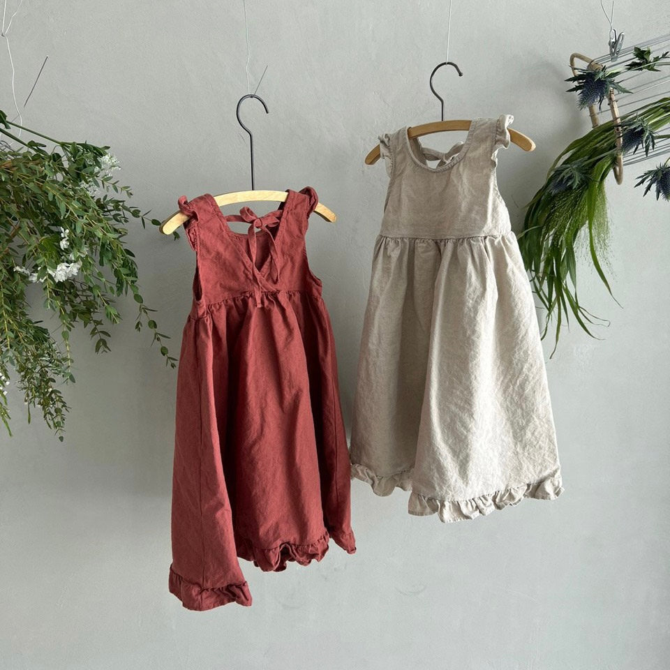 バックリボンワンピース☆即納☆Mサイズ---ss106