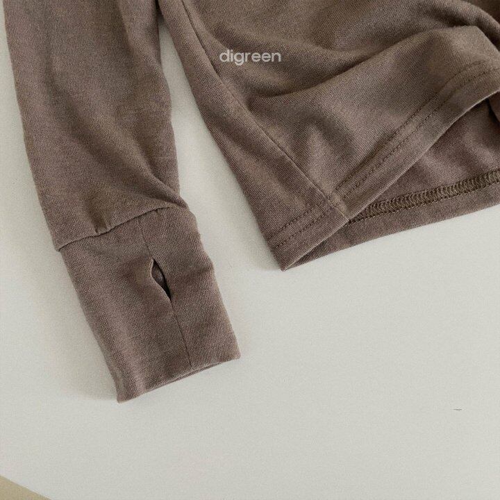 L/XXLsize・digreen-Finger hole T-shirt---dg014