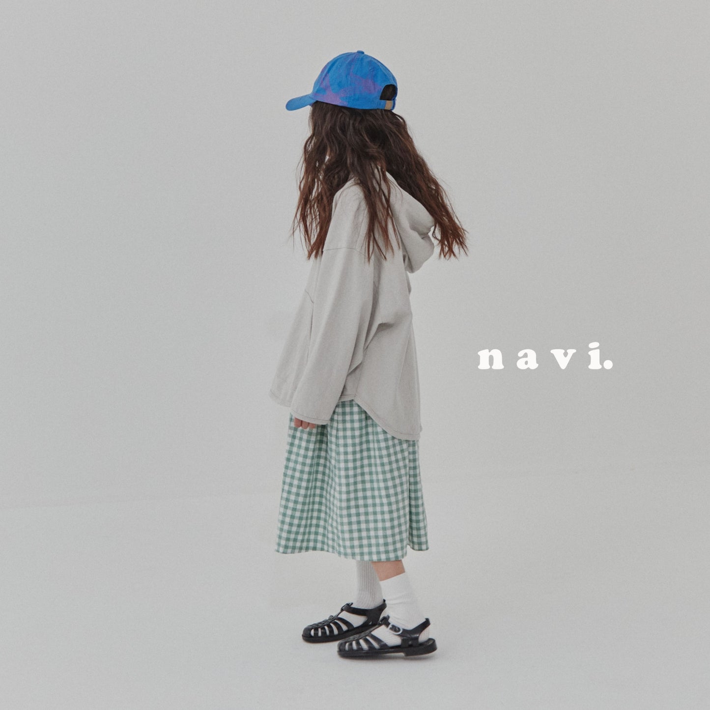 XL/navi ピーチフードT☆即納☆---na209