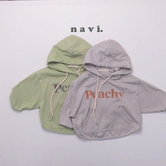 XL/navi ピーチフードT☆即納☆---na209