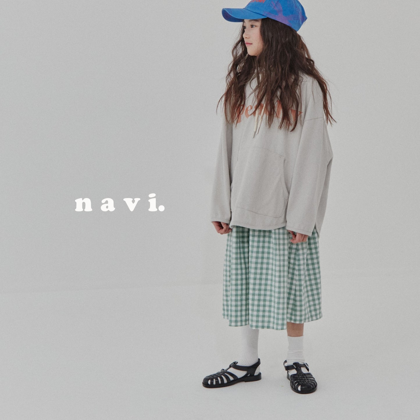XL/navi ピーチフードT☆即納☆---na209