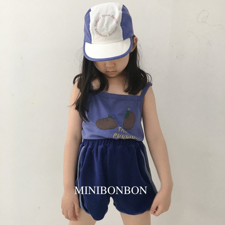 M/Lsize・MINIBONBON タオル配色ショーツ☆即納☆---mn011