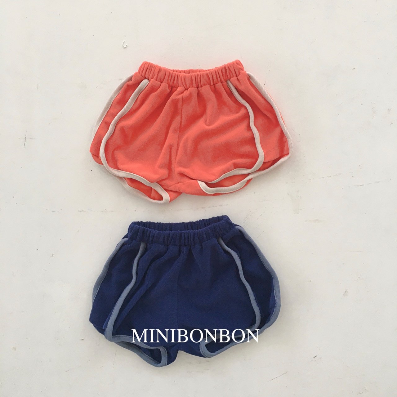 M/Lsize・MINIBONBON タオル配色ショーツ☆即納☆---mn011