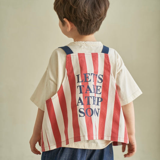 JSsize/Green Tomato ストライプベスト☆即納☆---gt207