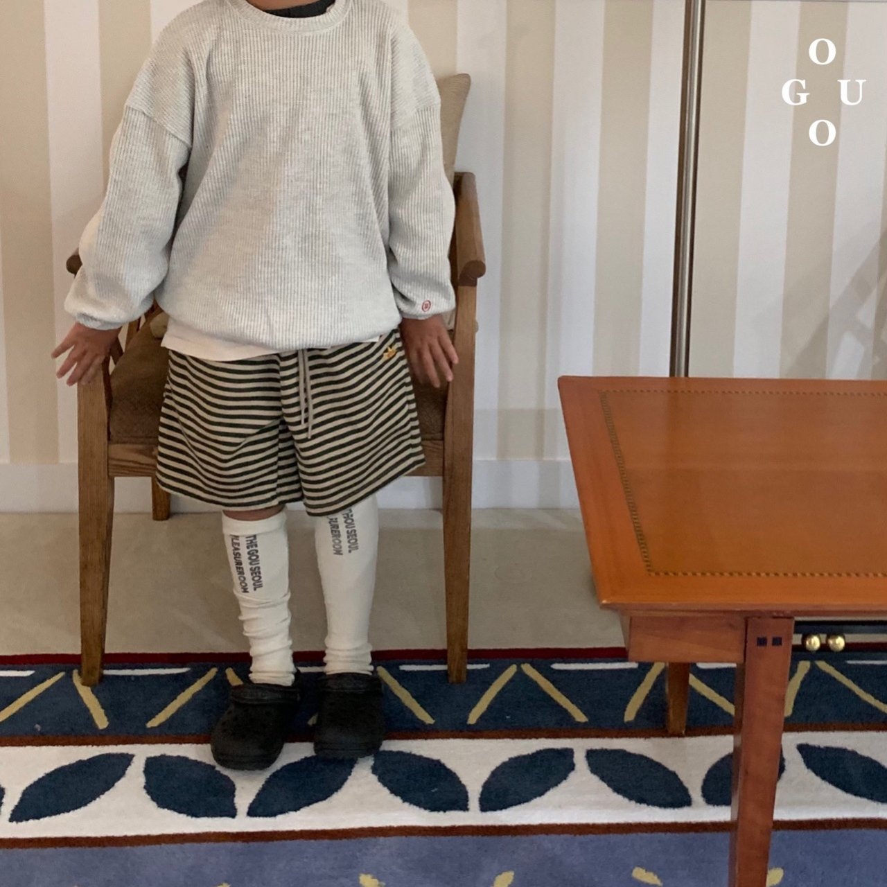 GO.U ボーダーパンツ☆即納☆---gk349