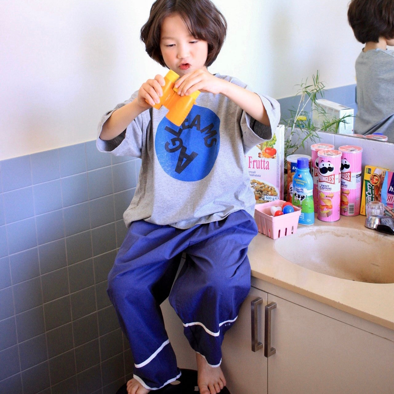 Ssize/ramijini マッシュルームパンツ☆即納☆---rj319