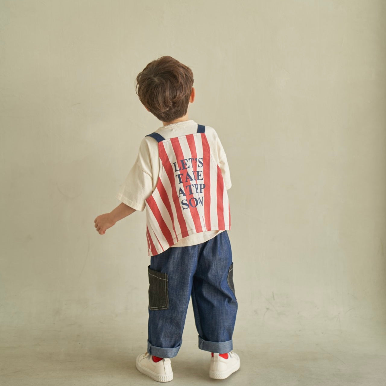 JSsize/Green Tomato ストライプベスト☆即納☆---gt207