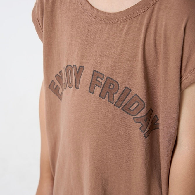 BONEOUNE フライデータンクトップ brown☆即納☆---bn205