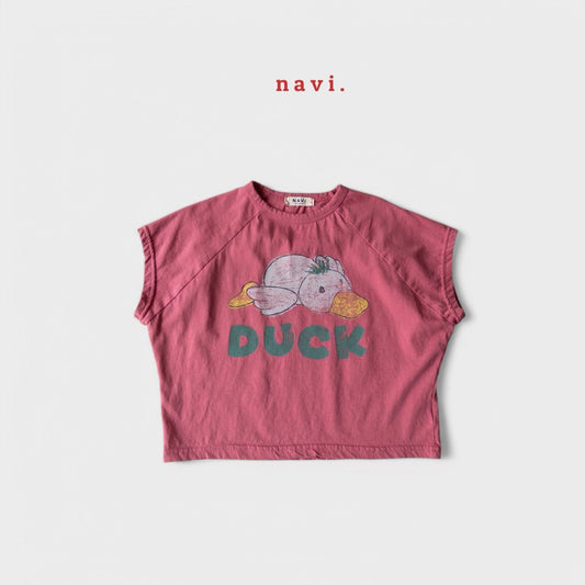 【予約】navi ダックTシャツ---na033