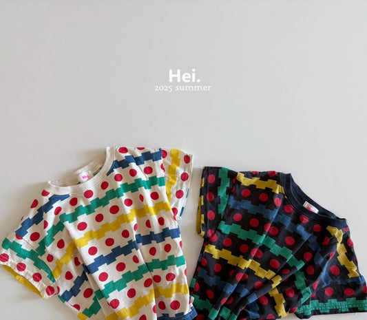 【予約】Hei. 図形Tシャツ---hi002