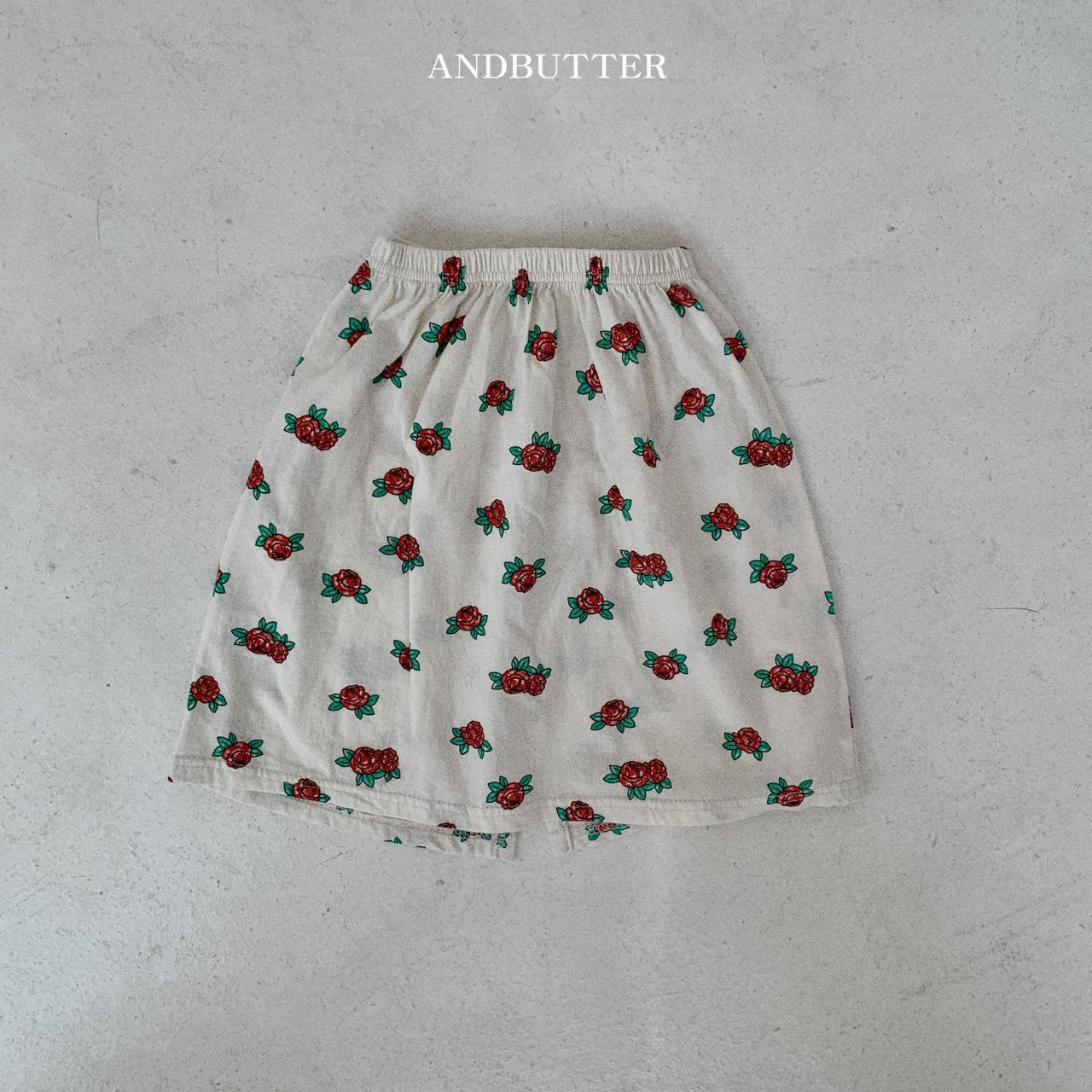 【予約】andbutter ローズスカート---an119