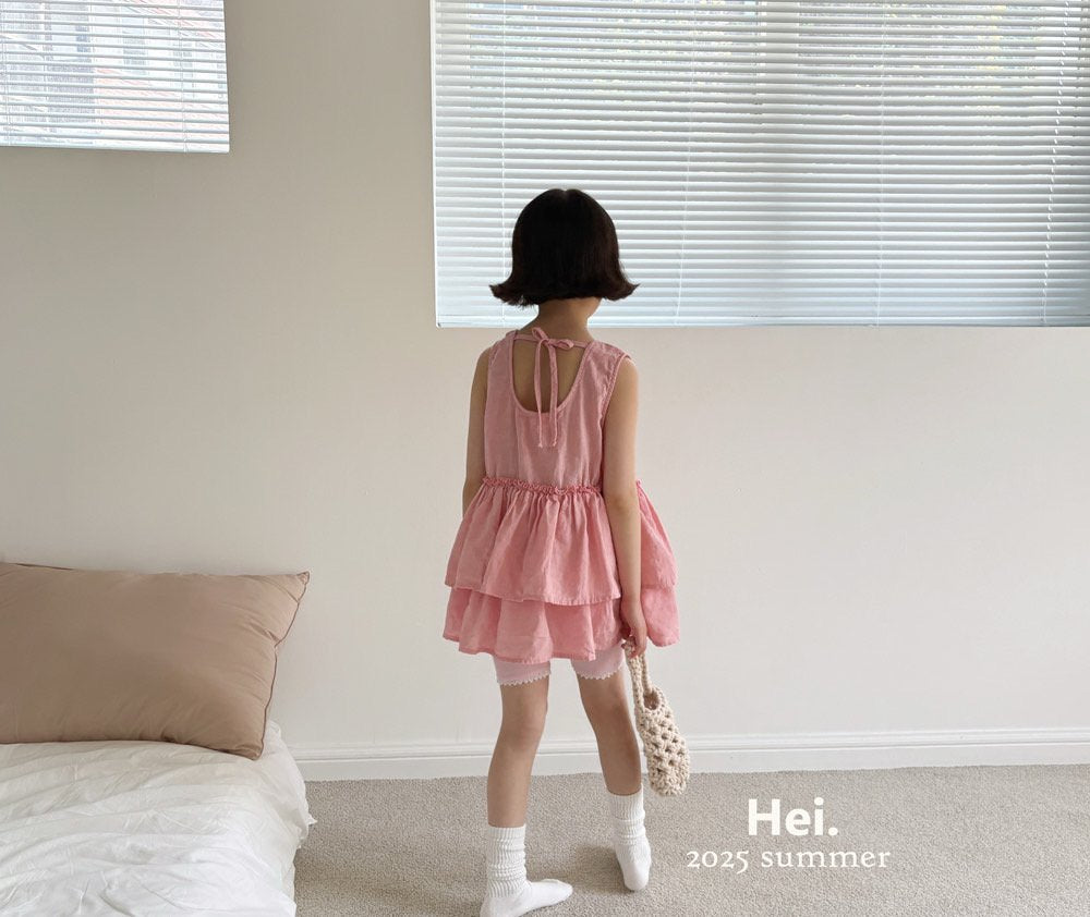 【予約】Hei.リネンクリームワンピース---hi005