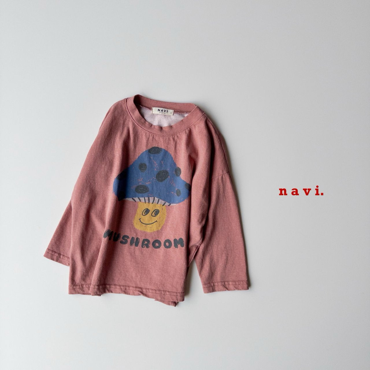 【予約】navi マッシュルームTシャツ---na25s012