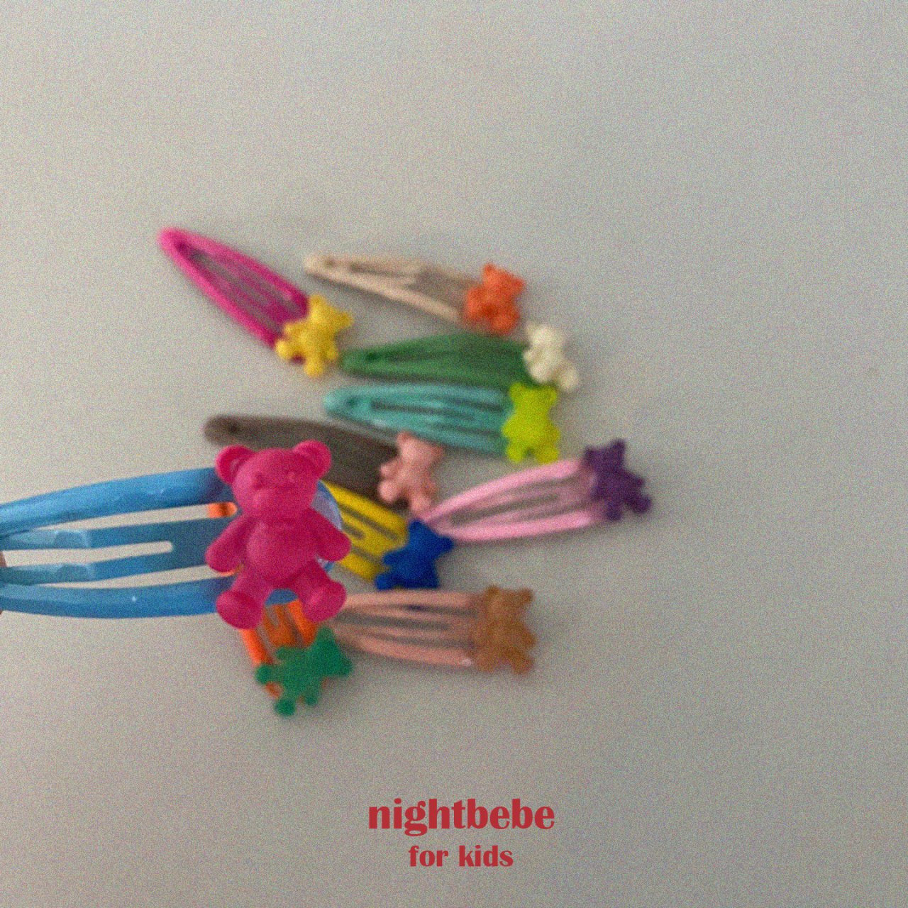 nightbebe クマのパッチンピンset☆即納☆---nt009