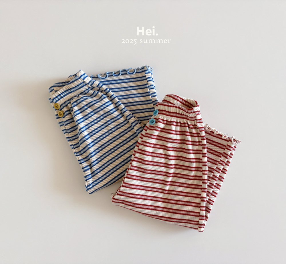 【予約】Hei. ボーダーパンツ---hi018
