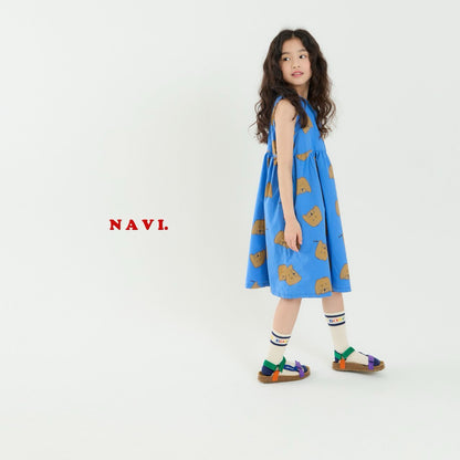 【予約】navi ドッグワンピース---na044