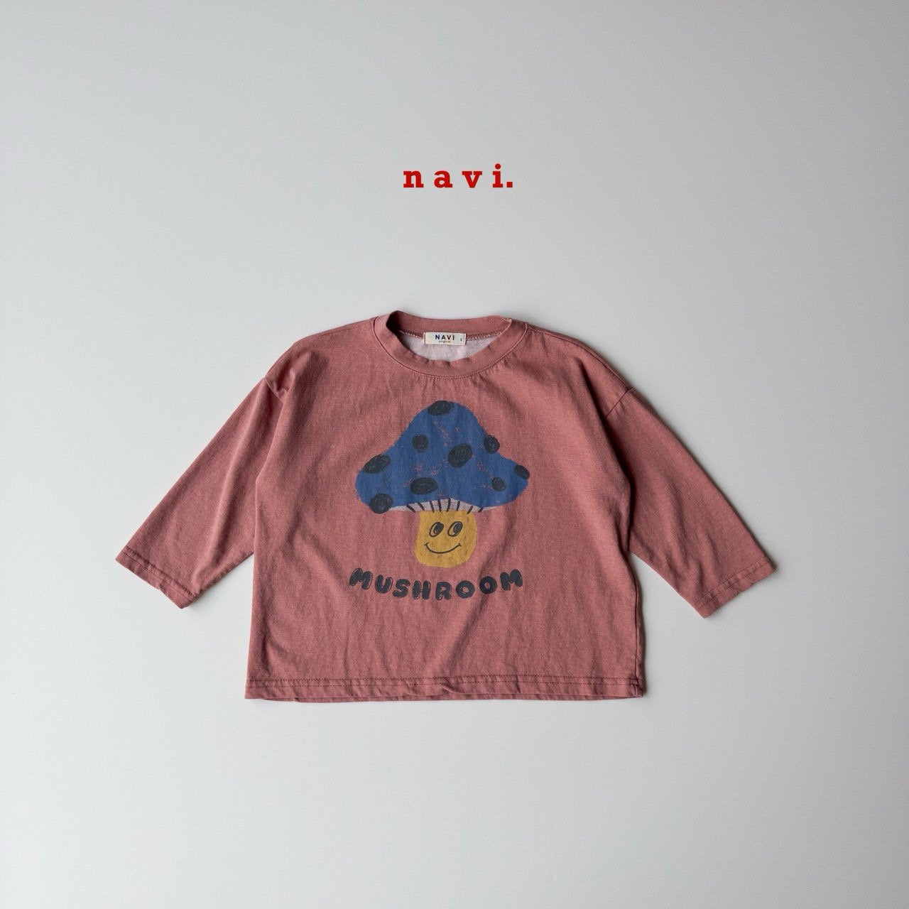 【予約】navi マッシュルームTシャツ---na25s012