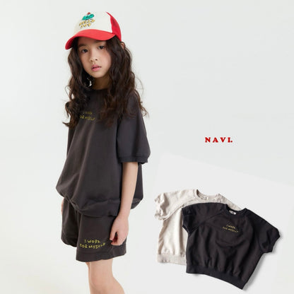 【予約】navi モモTシャツ---na045