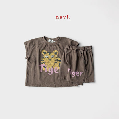 navi タイガーTシャツ---na073☆即納☆