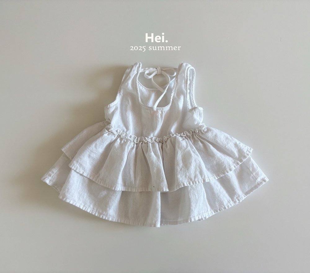 【予約】Hei.リネンクリームワンピース---hi005