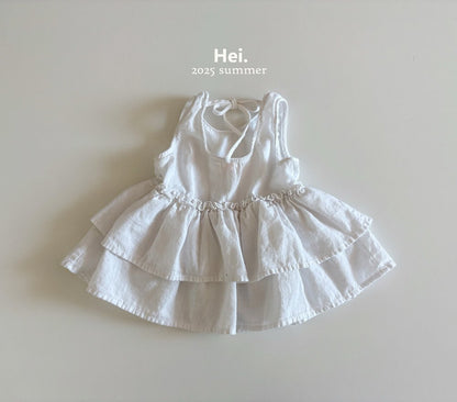 【予約】Hei.リネンクリームワンピース---hi005