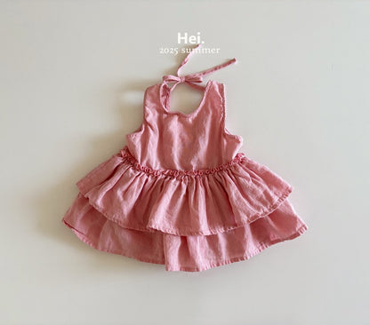 【予約】Hei.リネンクリームワンピース---hi005