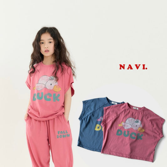 【予約】navi ダックTシャツ---na033