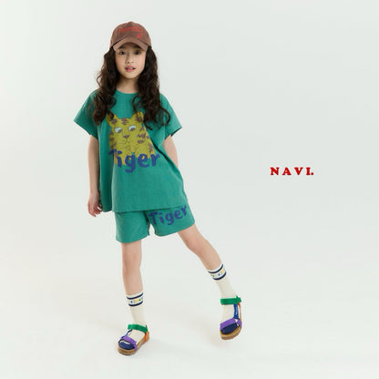 navi タイガーTシャツ---na073☆即納☆