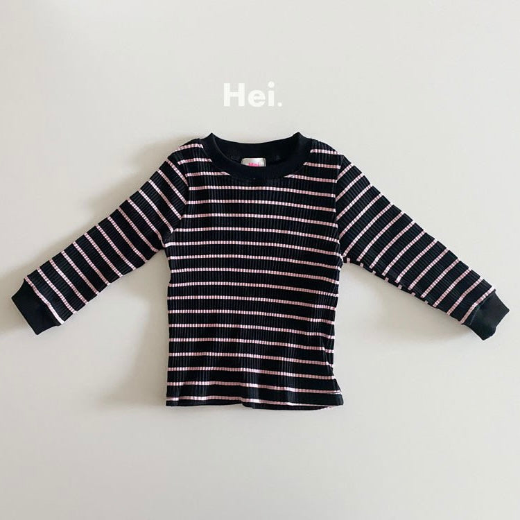 【予約】Hei.リブボーダーTシャツ---hi419