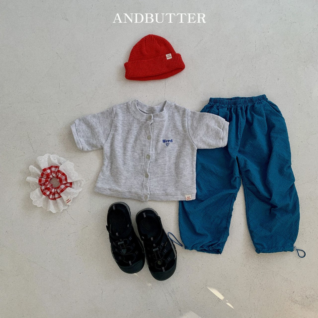 【予約】 andbutter サマーワッフルビーニー---an100