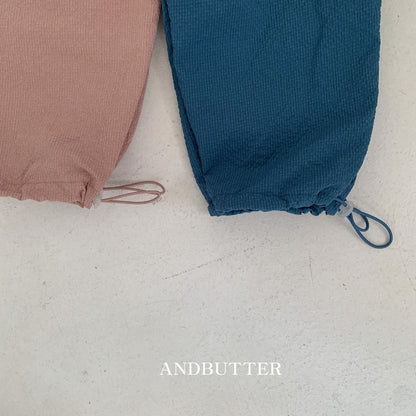 【予約】andbutter ストリングジョガーパンツ---an106