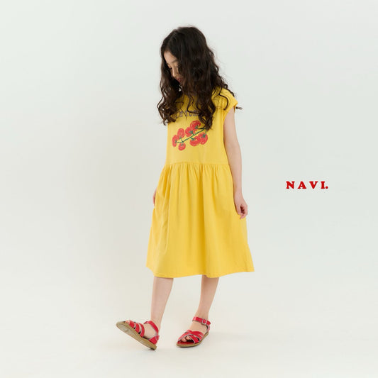 【予約】navi トマトワンピース---na062