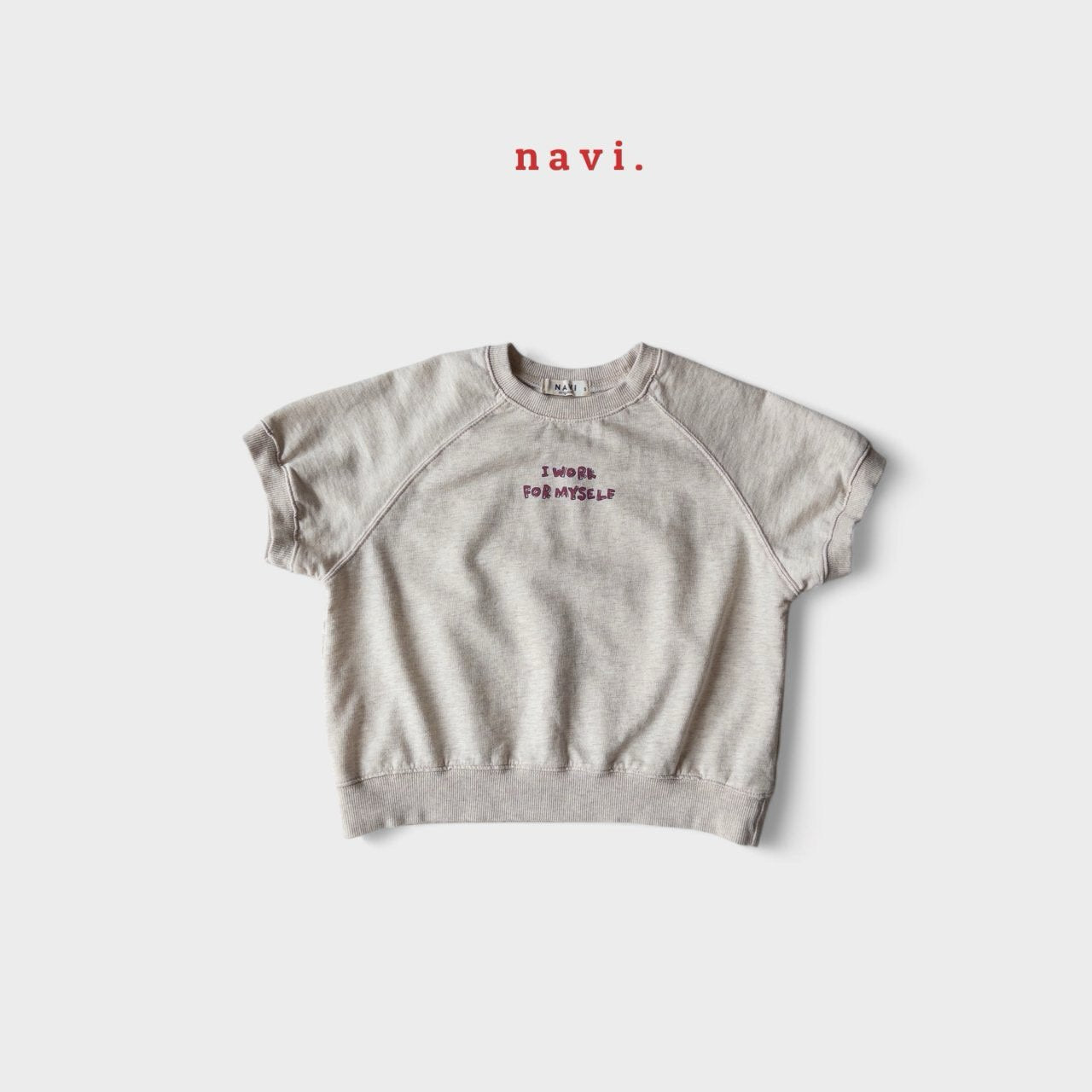 【予約】navi モモTシャツ---na045