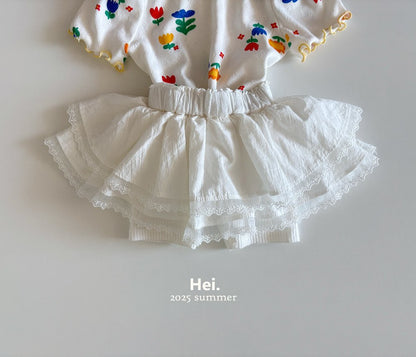 【予約】Hei.レギンス付きレーススカート---hi012