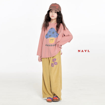 【予約】navi マッシュルームTシャツ---na25s012