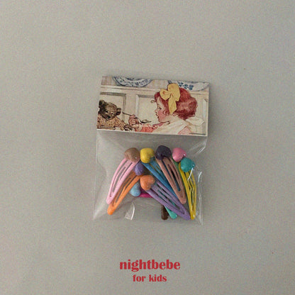 nightbebe ハートのパッチンピンset☆即納☆---nt010