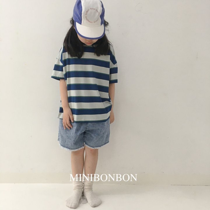 MINIBONBON ボーダーティー☆即納☆---mn017