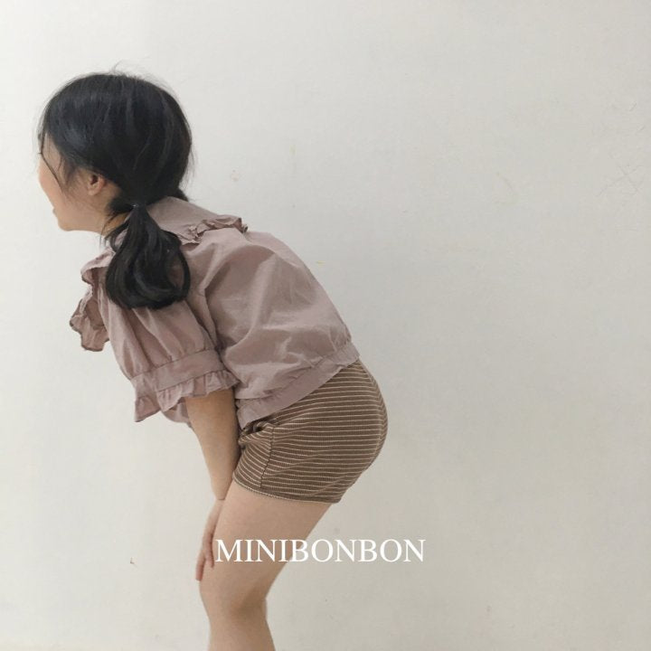 XSsize・MINIBONBON ボウルブラウス☆即納☆---mn016
