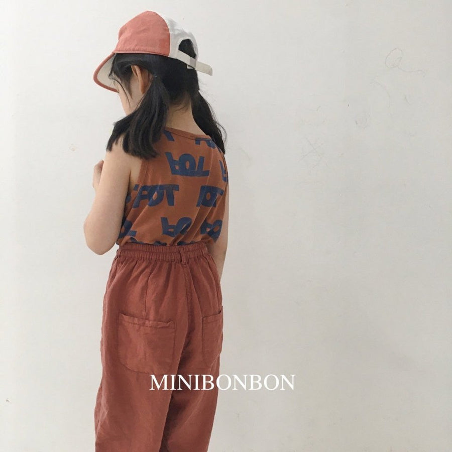 MINIBONBON リーディングタンクトップ☆即納☆---mn023