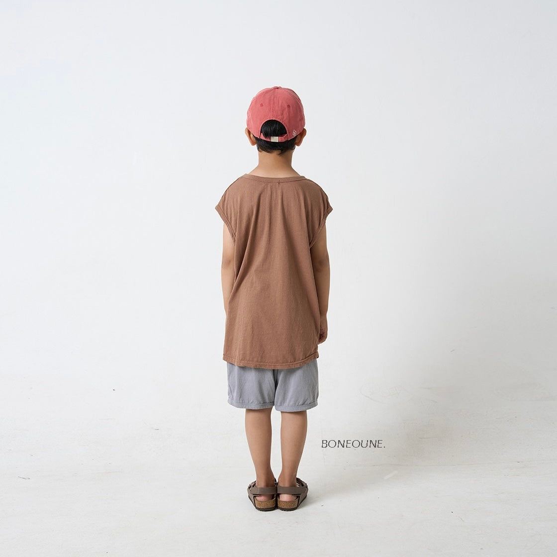 BONEOUNE フライデータンクトップ brown☆即納☆---bn205