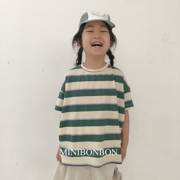 MINIBONBON ボーダーティー☆即納☆---mn017