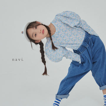 【SPRING SALE】navi-puff sleeve po☆即納☆----NA113