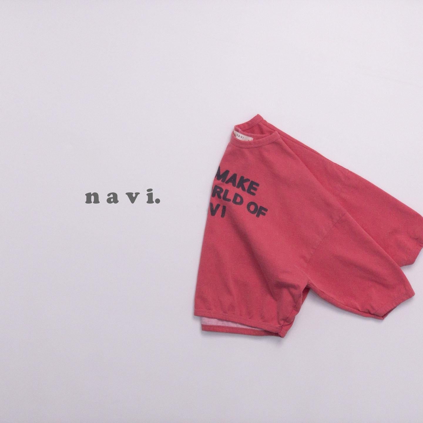 navi フォントTシャツ☆即納☆---na210