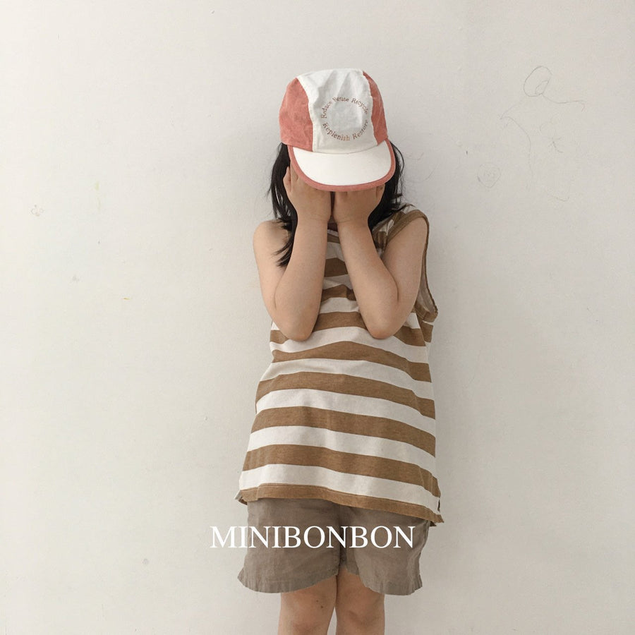 XLsize・MINIBONBON オフリネンショーツ☆即納☆---mn100