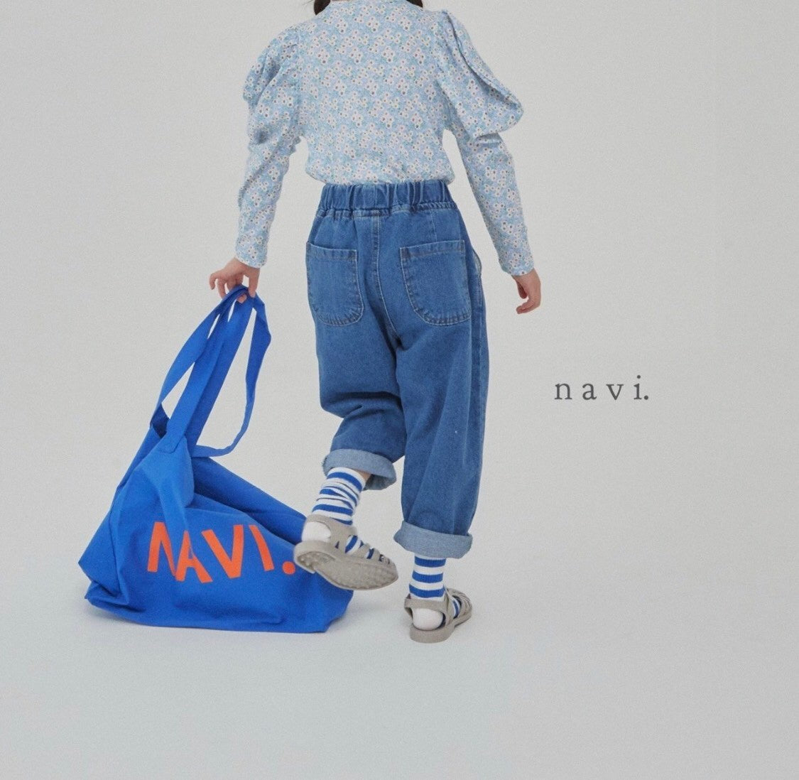 navi-puff sleeve po☆即納☆----NA113