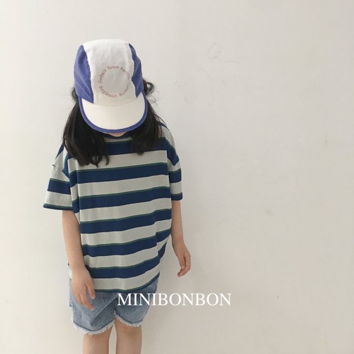 MINIBONBON ボーダーティー☆即納☆---mn017