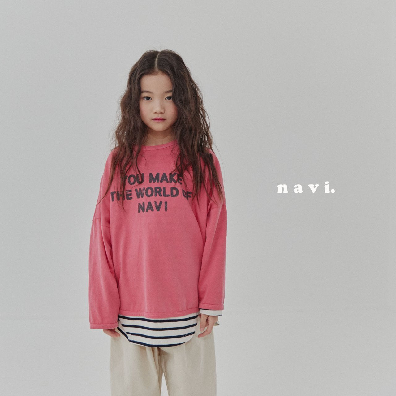 navi フォントTシャツ☆即納☆---na210