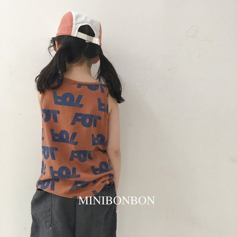 MINIBONBON リーディングタンクトップ☆即納☆---mn023