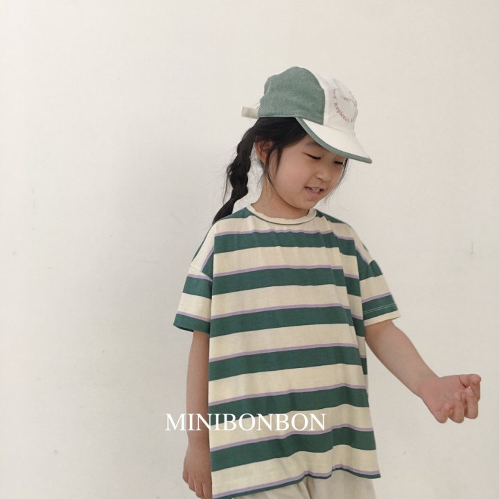 MINIBONBON ボーダーティー☆即納☆---mn017