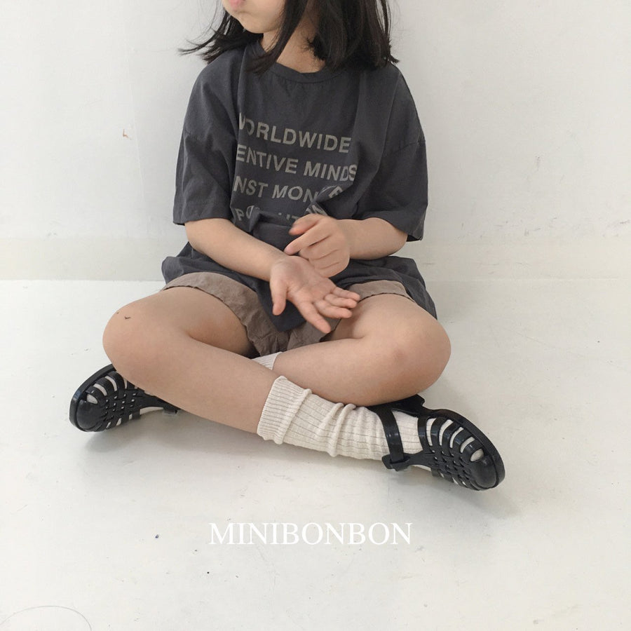 XLsize・MINIBONBON オフリネンショーツ☆即納☆---mn100